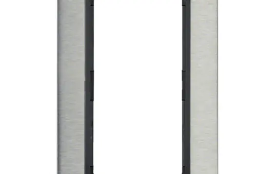 BERKER 13093606 Abdeckrahmen B.7 1-fach mit großem Ausschnitt | edelstahl/anthrazit matt