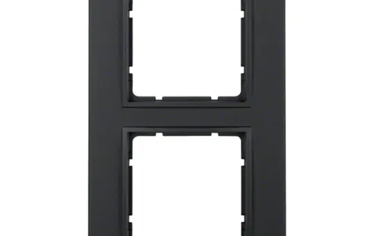 BERKER 10126626 Abdeckrahmen B.7 2-fach | anthrazit matt