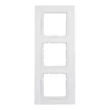 BERKER 10136919 Abdeckrahmen B.7 3-fach | polarweiß matt