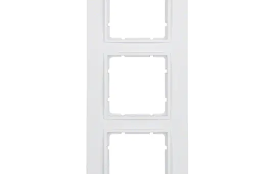 BERKER 10136919 Abdeckrahmen B.7 3-fach | polarweiß matt