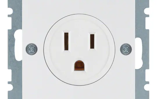 BERKER 41668989 internationale Steckdose S/B US NEMA 5, 15 A | polarweiß glänzend