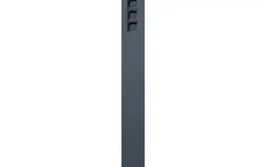 GIRA 135328 Energiesäule 1 Lichtelement, 3 Leereinheiten | anthrazit | 1600 mm