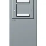 GIRA 134126 Energiesäule 3 Steckdosen | aluminium | 491 mm