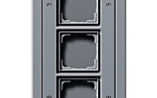 GIRA 135126 Energiesäule 6 Leereinheiten | aluminium | 769 mm