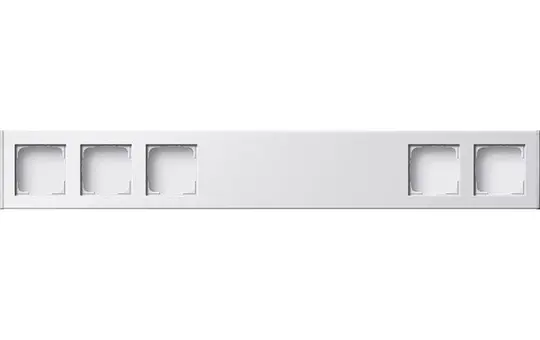 GIRA 136527 Profil 55 System 55 5-fach, 600 mm | reinweiß seidenmatt