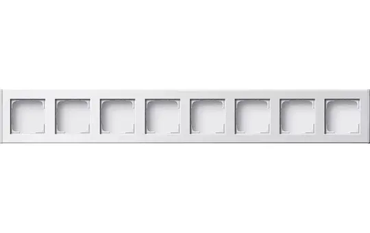 GIRA 136627 Profil 55 System 55 8-fach | reinweiß seidenmatt