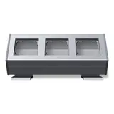 GIRA 119326 Profil 55 mit Standfuß System 55 3-fach | alu
