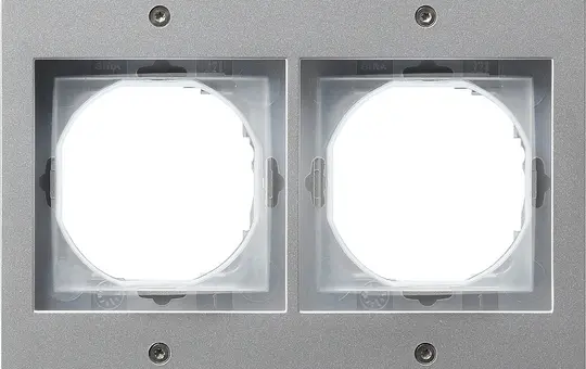 GIRA 021265 Abdeckrahmen TX_44 2-fach | alu