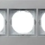 GIRA 021365 Abdeckrahmen TX_44 3-fach | alu