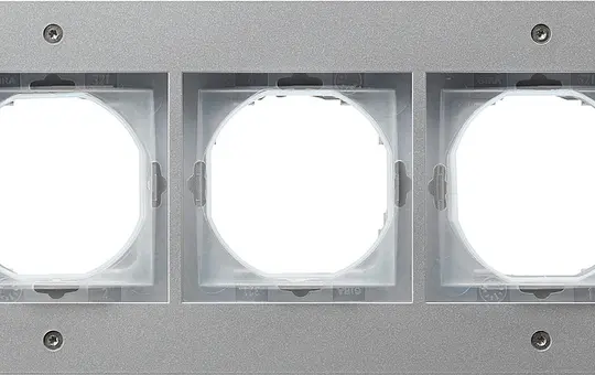 GIRA 021365 Abdeckrahmen TX_44 3-fach | alu