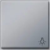 GIRA 028565 beschr. Wippe TX_44 1-fach, Licht | alu