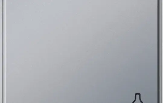 GIRA 028565 beschr. Wippe TX_44 1-fach, Licht | alu