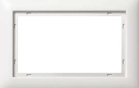 GIRA 100104 Abdeckrahmen Standard 55 1,5-fach | reinweiß seidenmatt