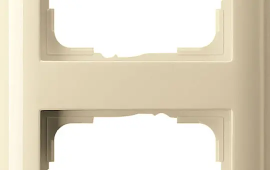 GIRA 021201 Abdeckrahmen Standard 55 2-fach | cremeweiß glänzend