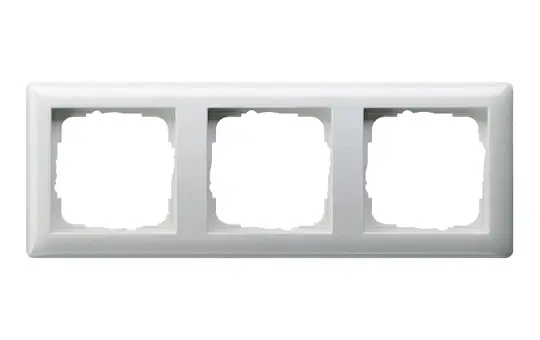 GIRA 021303 Abdeckrahmen Standard 55 3-fach | reinweiß glänzend