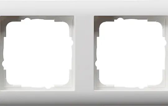 GIRA 021404 Abdeckrahmen Standard 55 4-fach | reinweiß seidenmatt