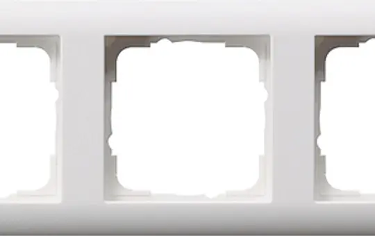 GIRA 021504 Abdeckrahmen Standard 55 5-fach | reinweiß seidenmatt