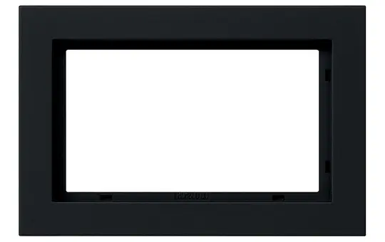 GIRA 100109 Abdeckrahmen E2 1,5-fach | schwarz matt