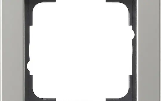 GIRA 021133 Abdeckrahmen E2 1-fach | edelstahl