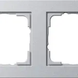 GIRA 021225 Abdeckrahmen E2 2-fach | alu