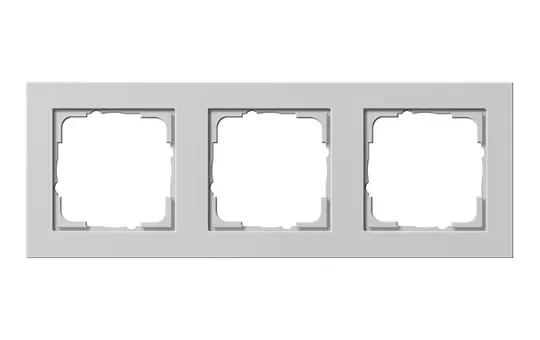 GIRA 021337 Abdeckrahmen E2 3-fach | grau matt