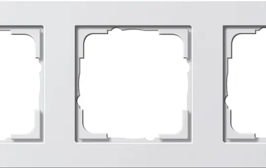 GIRA 021322 Abdeckrahmen E2 3-fach | reinweiß seidenmatt