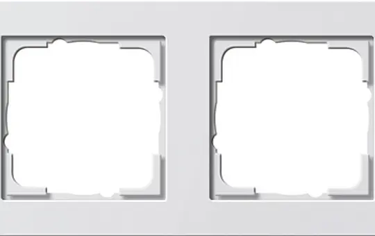 GIRA 021429 Abdeckrahmen E2 4-fach | reinweiß glänzend