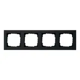 GIRA 021409 Abdeckrahmen E2 4-fach | schwarz matt