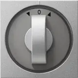 GIRA 066626 Abdeckung mit Knebel System 55 Pfeile | alu