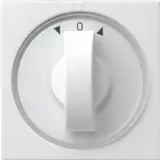 GIRA 066627 Abdeckung mit Knebel System 55 Pfeile | reinweiß seidenmatt