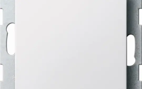 GIRA 026827 Blindabdeckung System 55 Standard | reinweiß seidenmatt