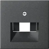 GIRA 027028 Netzwerkabdeckung System 55 1/2-fach | anthrazit