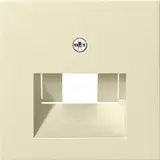 GIRA 027001 Netzwerkabdeckung System 55 1/2-fach | cremeweiß glänzend