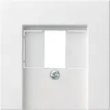 GIRA 027603 Telefonabdeckung System 55 Standard | reinweiß glänzend