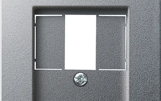 GIRA 027626 Telefonabdeckung System 55 Standard | alu