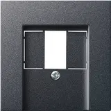 GIRA 027628 Telefonabdeckung System 55 Standard | anthrazit