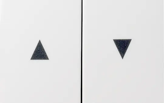 GIRA 029403 Jalousiewippe System 55 2-fach | reinweiß glänzend