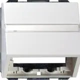 GIRA 087003 Datenhaube System 55 Schriftfeld | reinweiß glänzend