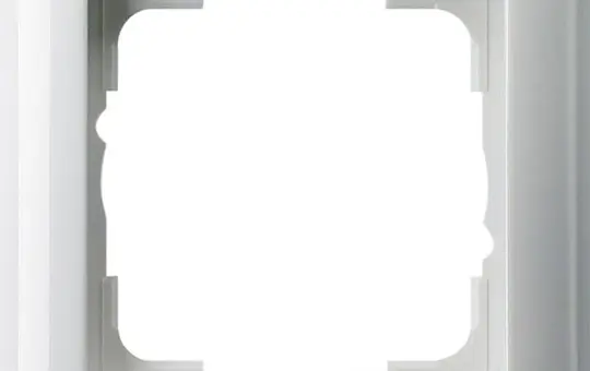 GIRA 109103 beschr. Abdeckrahmen Standard 55 1-fach | reinweiß glänzend