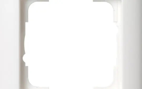 GIRA 109127 beschr. Abdeckrahmen Standard 55 1-fach | reinweiß seidenmatt