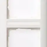 GIRA 110203 beschr. Abdeckrahmen Standard 55 2-fach, senkrecht | reinweiß glänzend