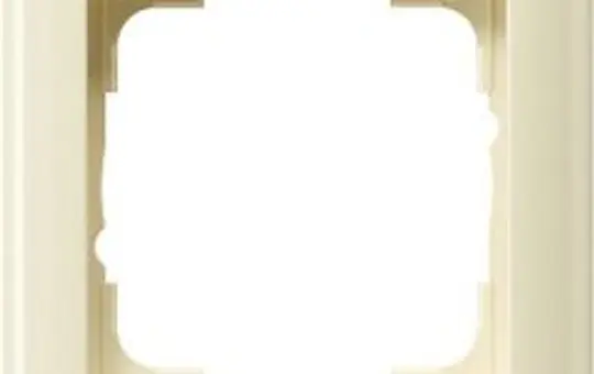 GIRA 110301 beschr. Abdeckrahmen Standard 55 3-fach, senkrecht | cremeweiß glänzend