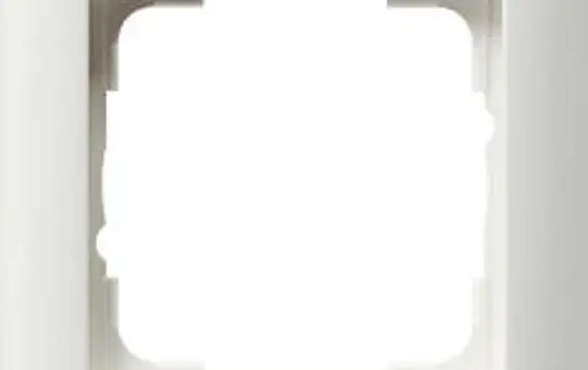 GIRA 110327 beschr. Abdeckrahmen Standard 55 3-fach, senkrecht | reinweiß seidenmatt