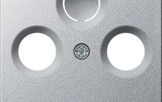 GIRA 086926 Antennenabdeckung System 55 2/3-fach | alu