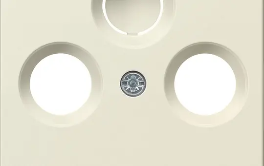 GIRA 086901 Antennenabdeckung System 55 2/3-fach | cremeweiß glänzend