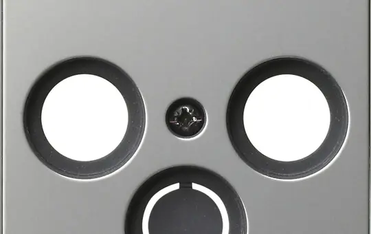 GIRA 0869600 Antennenabdeckung System 55 2/3-fach | edelstahl