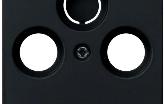 GIRA 0869005 Antennenabdeckung System 55 2/3-fach | schwarz matt