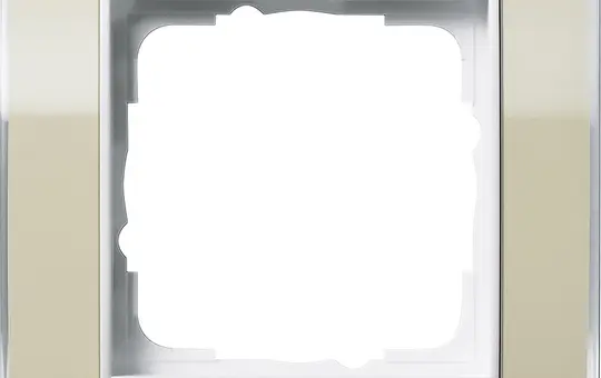 GIRA 0211773 Abdeckrahmen Event reinweiß 1-fach | klar sand