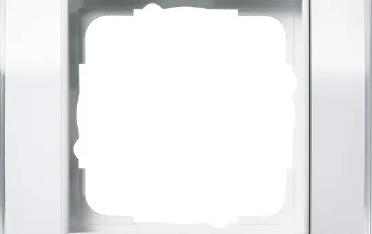 GIRA 0211723 Abdeckrahmen Event reinweiß 1-fach | klar weiß