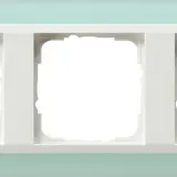 GIRA 0213395 Abdeckrahmen Event reinweiß 3-fach | opak mint